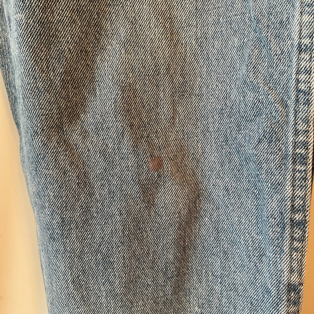 VINTAGE 90s Men’s Wrangler Light Blue Denim Pants - Picture 6 of 8